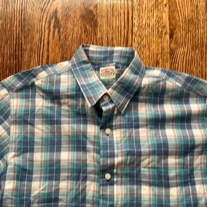 Faherty Short Sleeve Seaview Shirt Size Medium. Worn once
